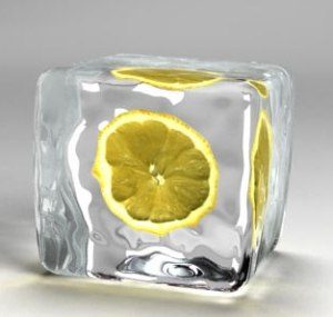 Лимон во льду